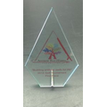 Arrowhead Glass Award w/Post Stand